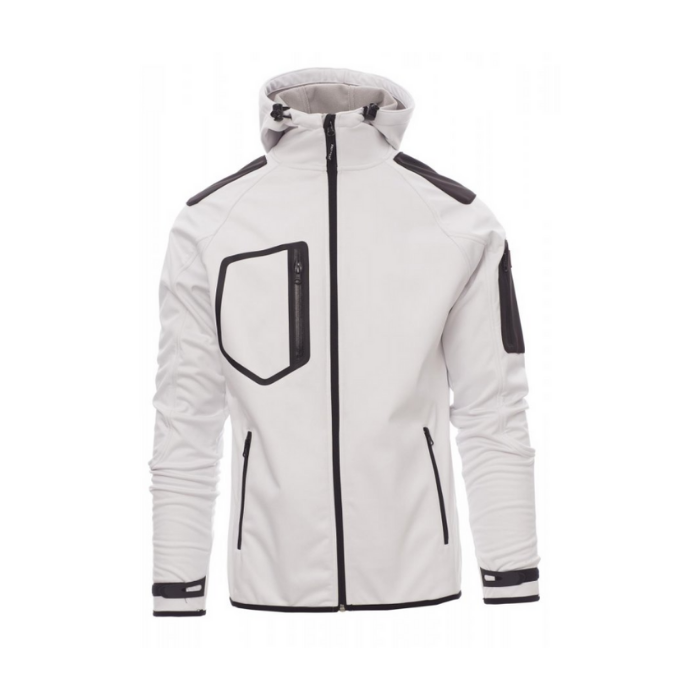 PAYPER SOFT- SHELL EXTREME UOMO BIANCO NERO 2A-S SRL
