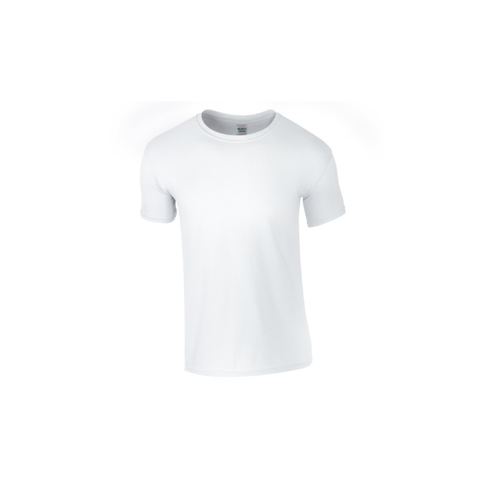 T-SHIRT DA UOMO MANICA CORTA GILDAN 2A-S SRL ART.GL64000 BIANCA