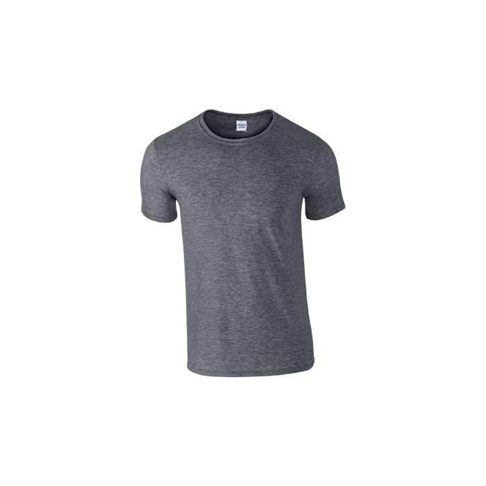 T-SHIRT DA UOMO MANICA CORTA GILDAN 2A-S SRL ART.GL64000 DARK HEATHER