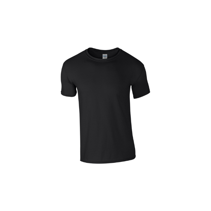 T-SHIRT DA UOMO MANICA CORTA GILDAN 2A-S SRL ART.GL64000 NERO