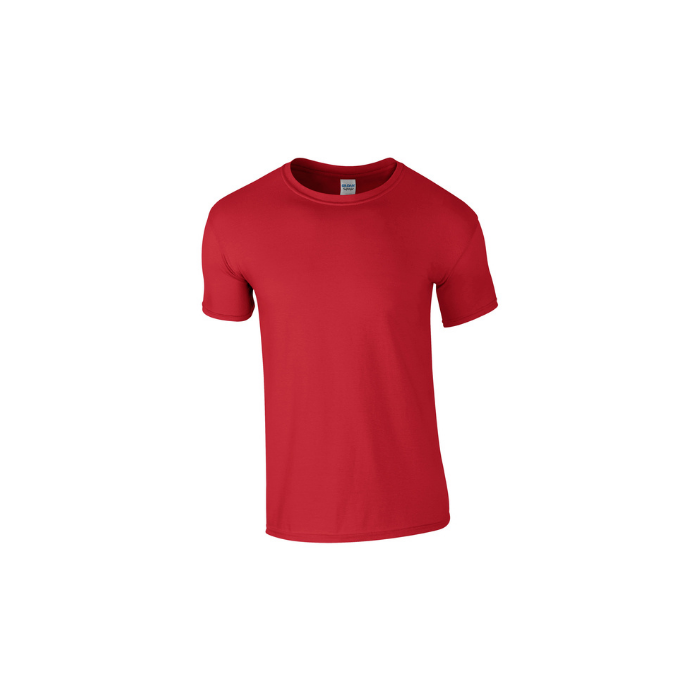 T-SHIRT DA UOMO MANICA CORTA GILDAN 2A-S SRL ART.GL64000 ROSSA