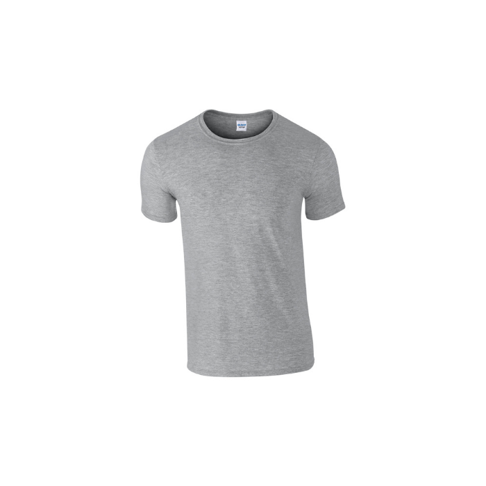 T-SHIRT DA UOMO MANICA CORTA GILDAN 2A-S SRL ART.GL64000 SPORT GREY